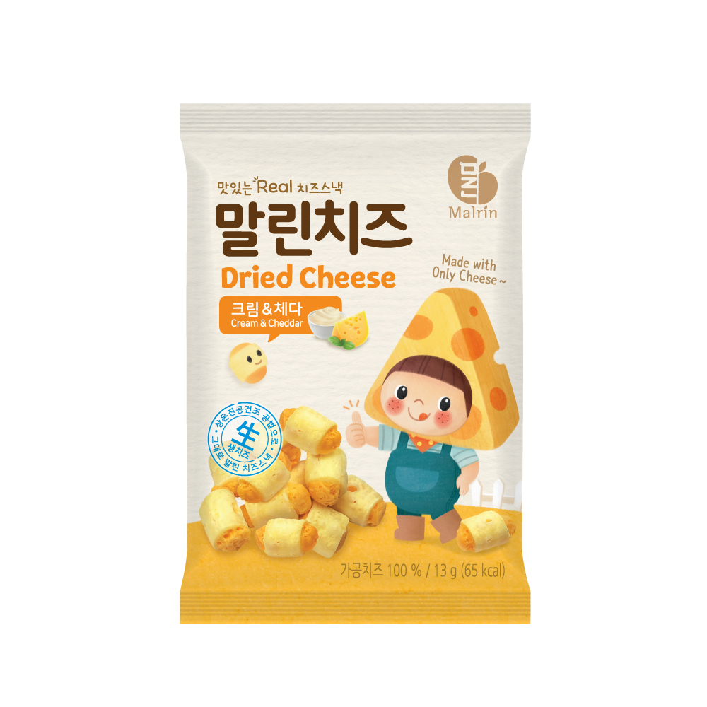 [그대로말린] 말린치즈 크림앤체다 (13g) 14개입