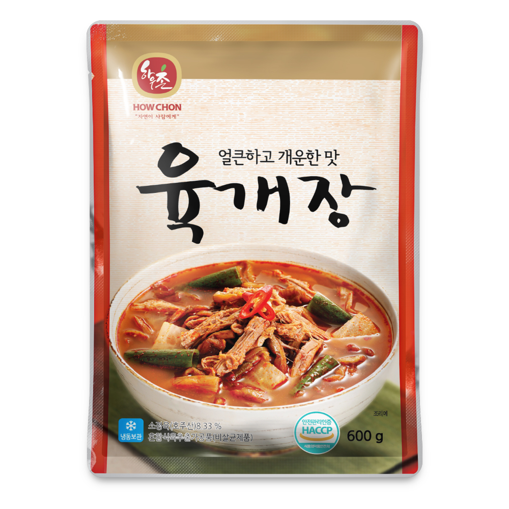 육개장 600g  1팩 / 4팩 (냉동)